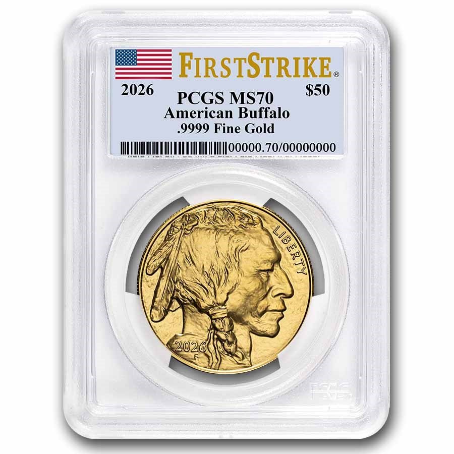 2026 1 oz Gold Buffalo MS-70 PCGS (FirstStrike®)