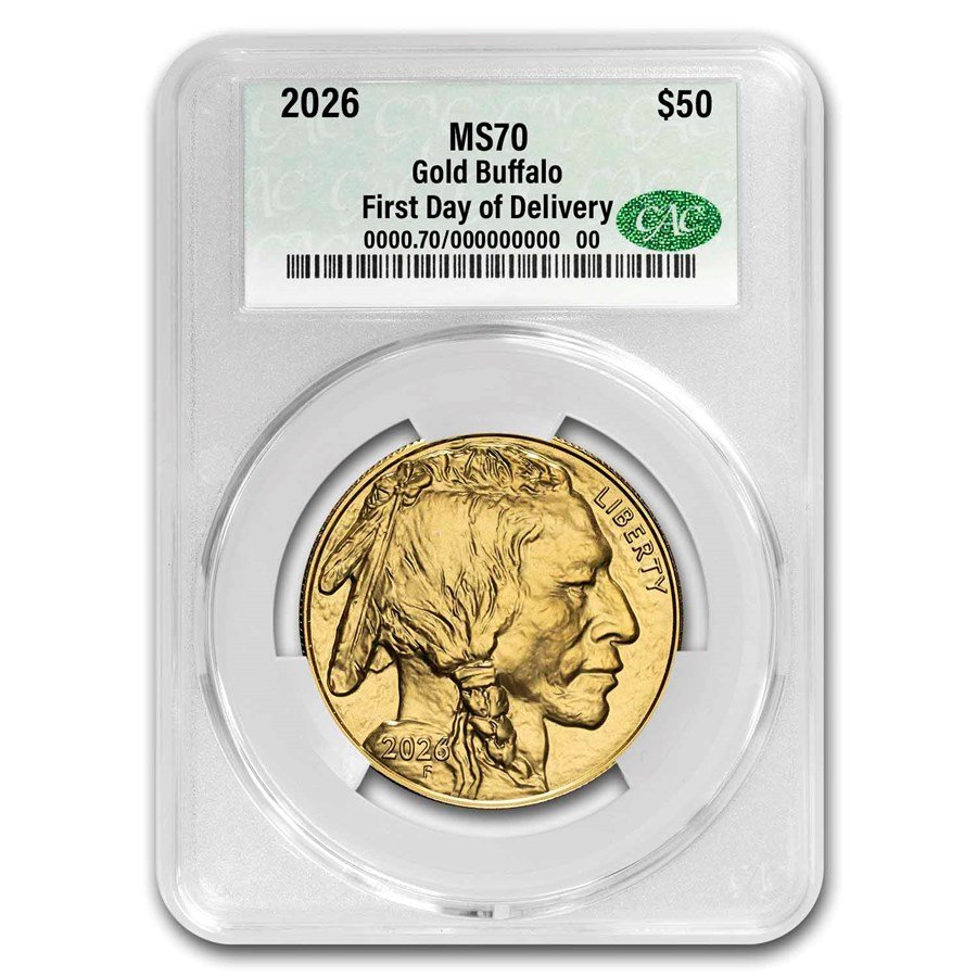 2026 1 oz Gold Buffalo MS-70 CAC (First Day of Delivery)