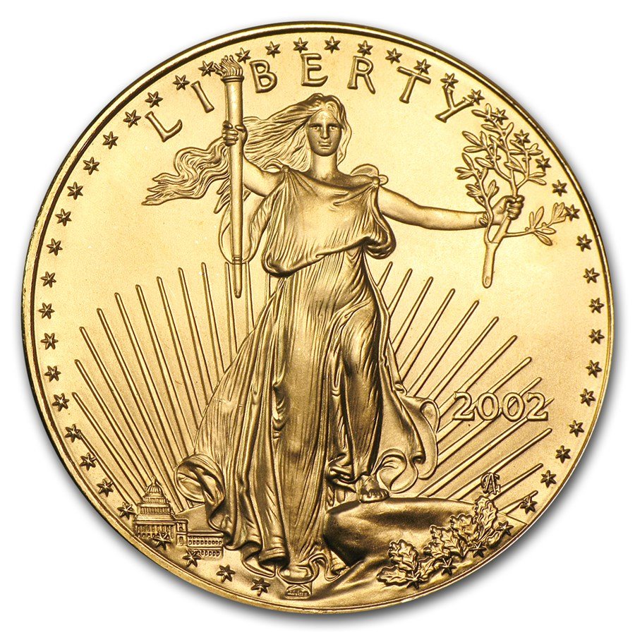 2002 1 oz American Gold Eagle BU