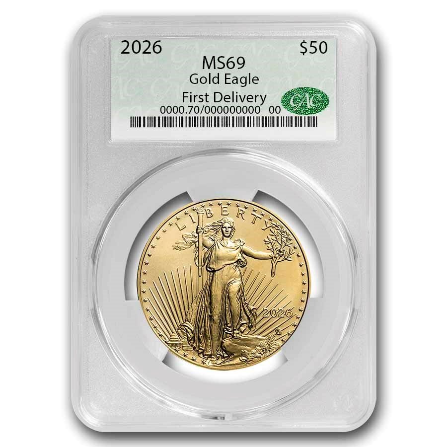2026 1 oz American Gold Eagle MS-69 CAC (First Delivery)