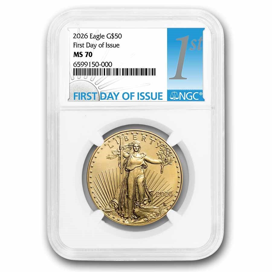 2026 1 oz American Gold Eagle MS-70 NGC (First Day of Issue)