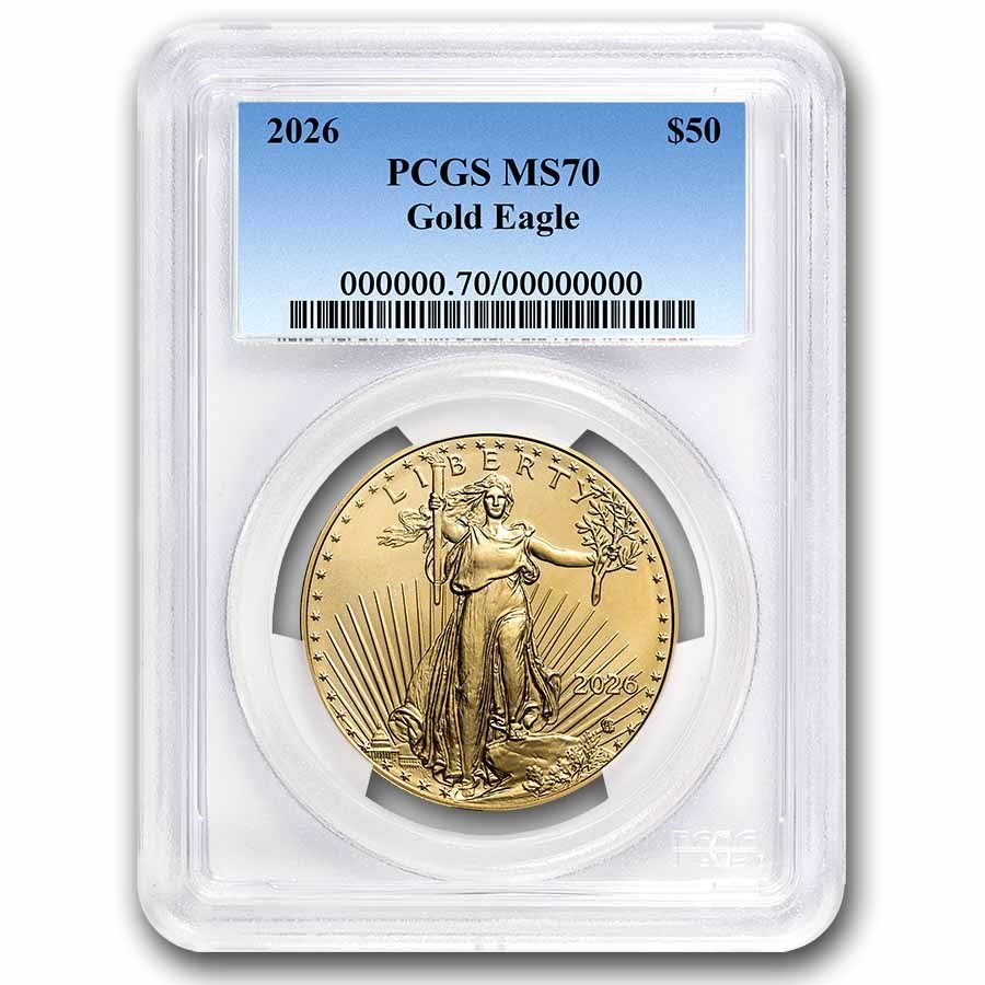 2026 1 oz American Gold Eagle MS-70 PCGS