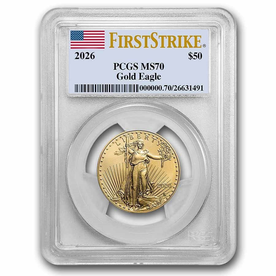 2026 1 oz American Gold Eagle MS-70 PCGS (FirstStrike®)