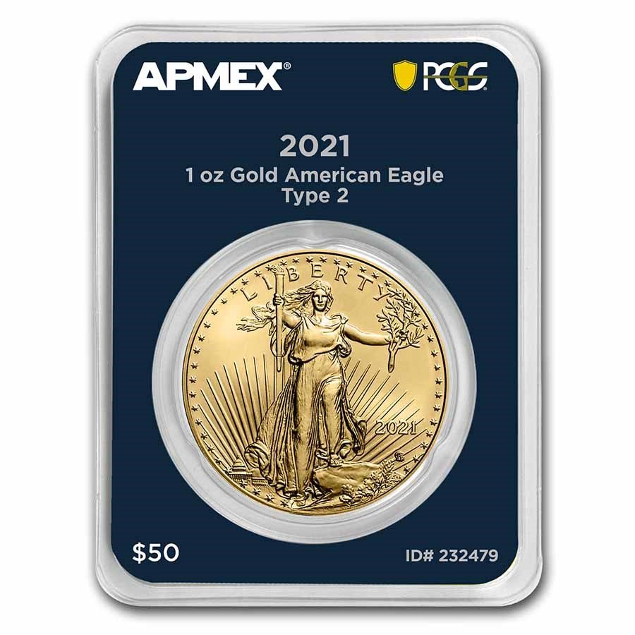 2021 1 oz Gold Eagle (Type 2) (MD® Premier + PCGS FirstStrike®)
