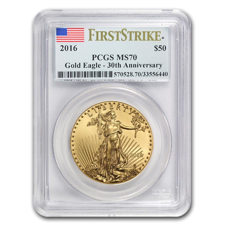 2016 1 oz American Gold Eagle MS-70 PCGS (FS)