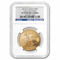 2010-W 1 oz Proof Gold Eagle PF-70 UCAM NGC (Early Releases)