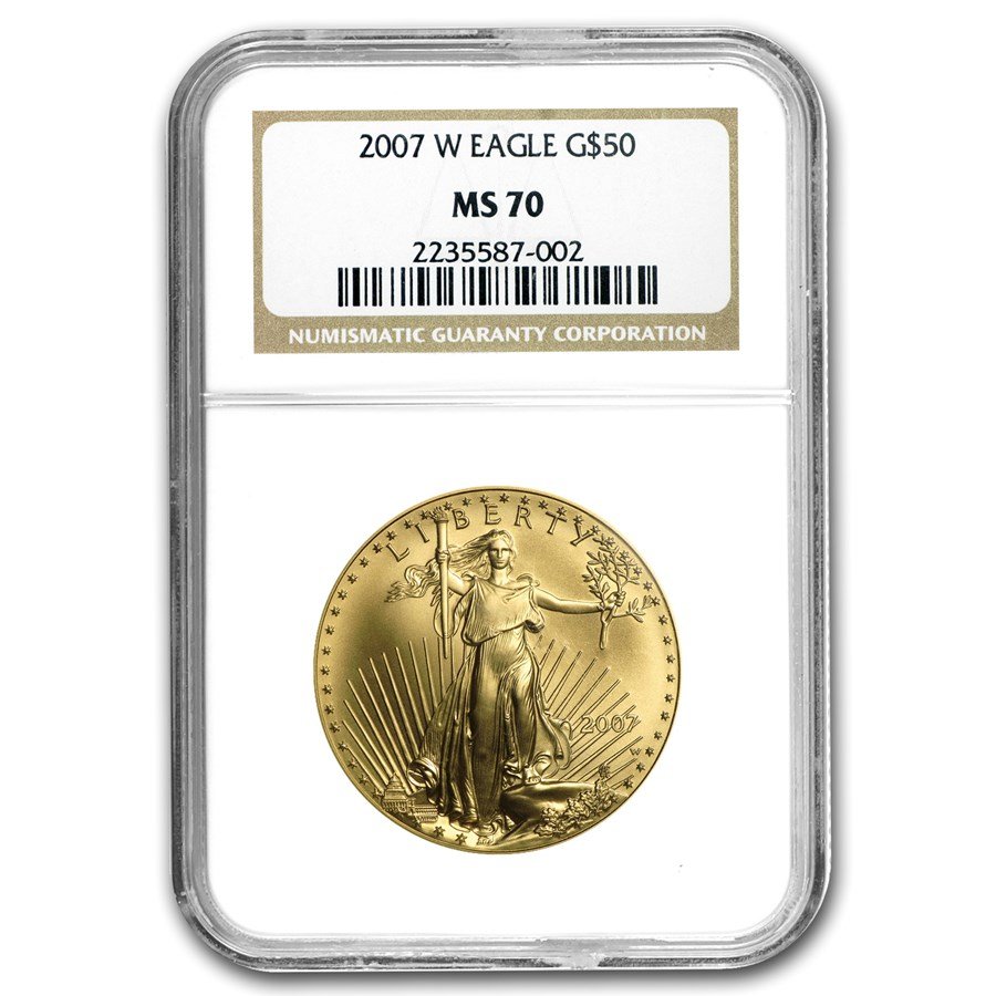 2007-W 1 oz Proof American Gold Eagle PF-69 NGC (ER)