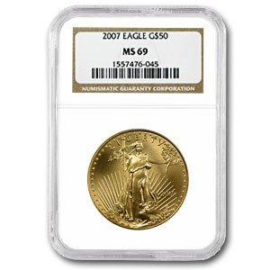 2007 1 oz American Gold Eagle MS-70 NGC