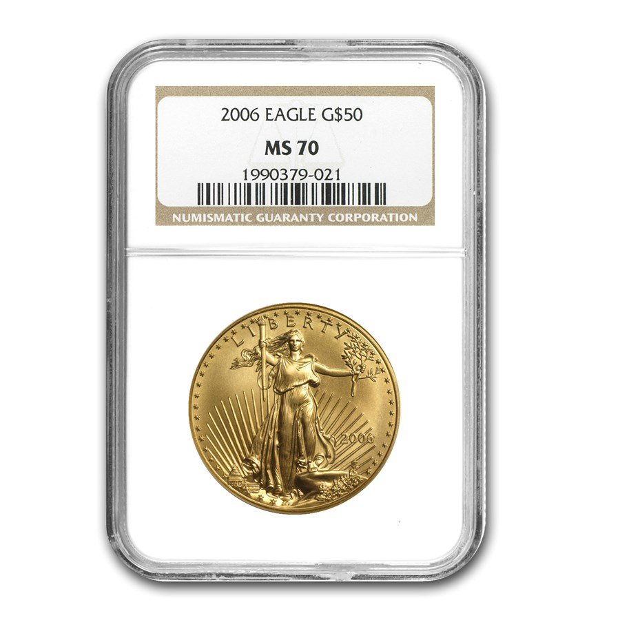 2006 1 oz American Gold Eagle MS-70 NGC