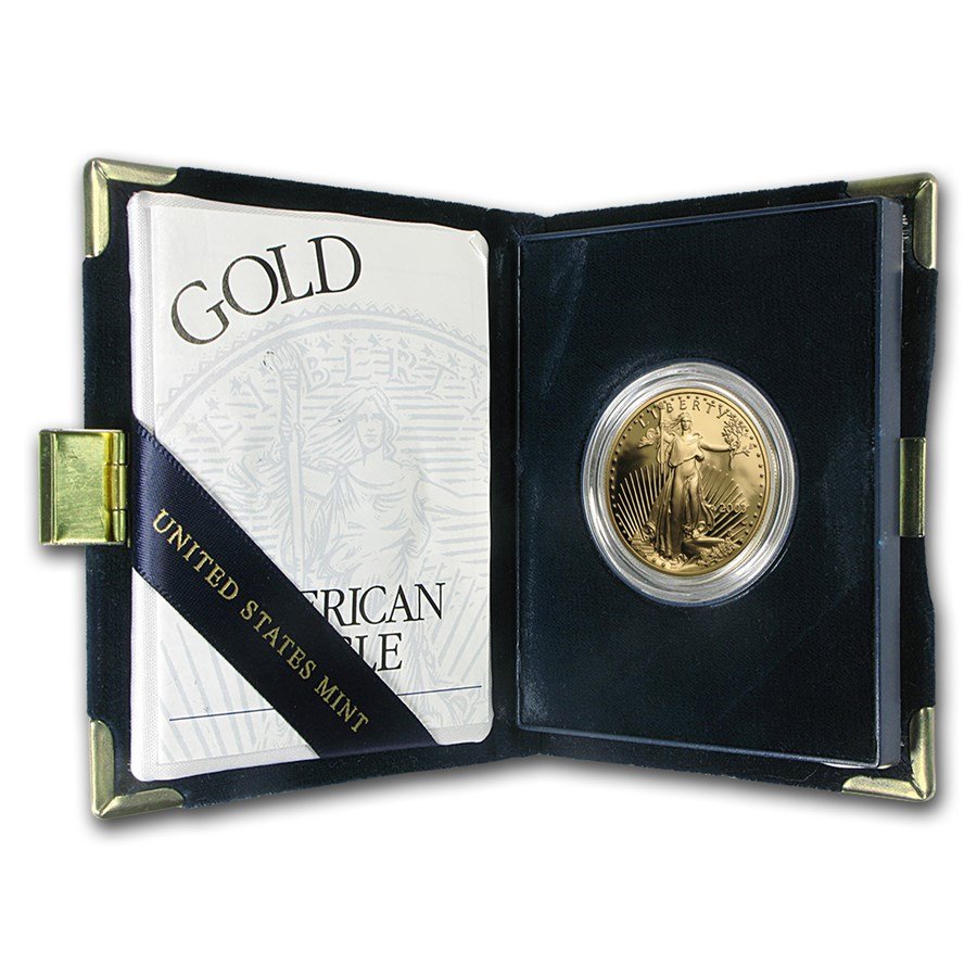 2003-W 1 oz Proof American Gold Eagle (w/Box & COA)