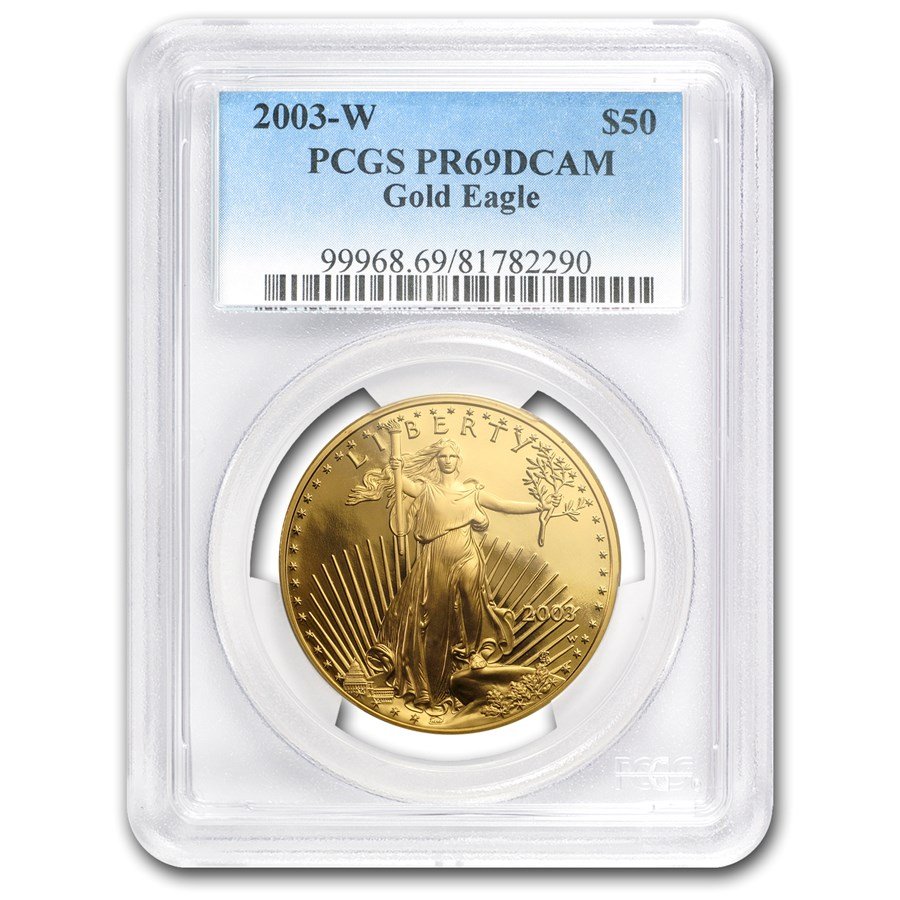 2003-W 1 oz Proof American Gold Eagle PR-69 PCGS