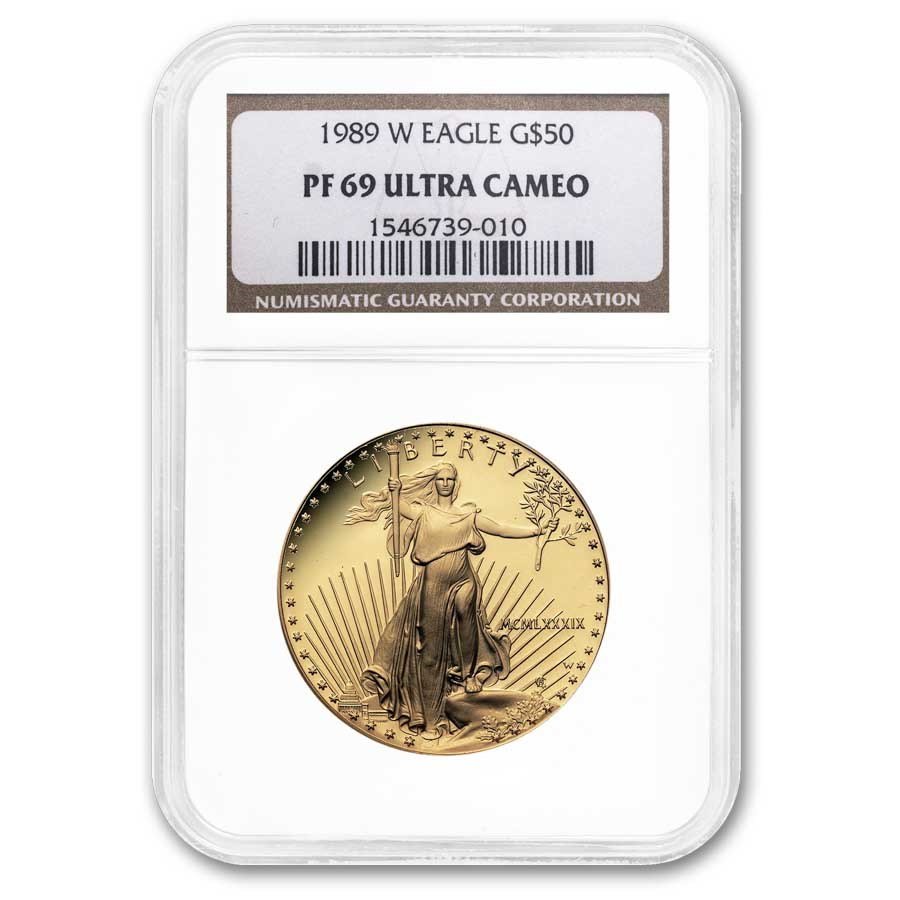 1989-W 1 oz Proof American Gold Eagle PF-69 NGC