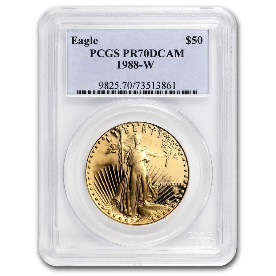 1988-W 1 oz Proof American Gold Eagle PR-70 PCGS