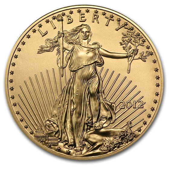 2012 1/2 oz American Gold Eagle BU