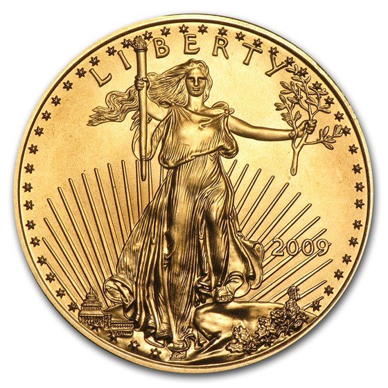 2009 1/2 oz American Gold Eagle BU