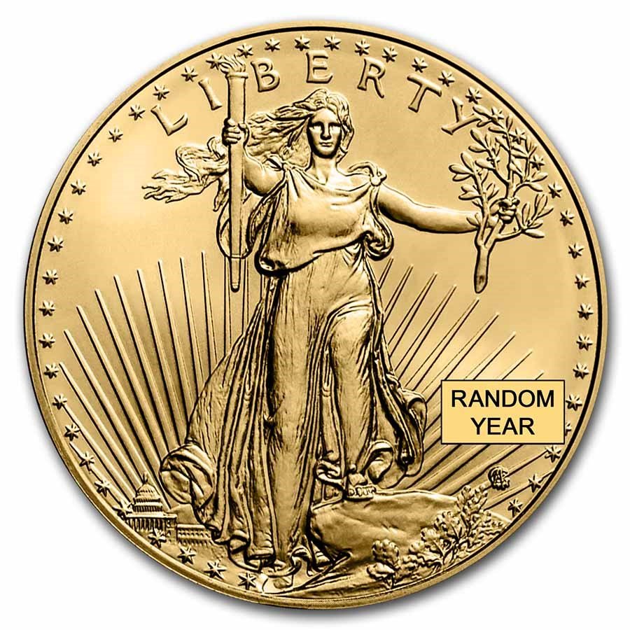 1999 1/2 oz American Gold Eagle BU