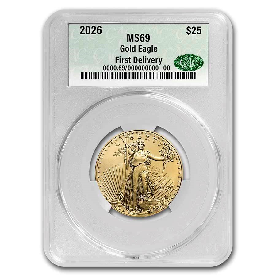 2026 1/2 oz American Gold Eagle MS-69 CAC (First Delivery)