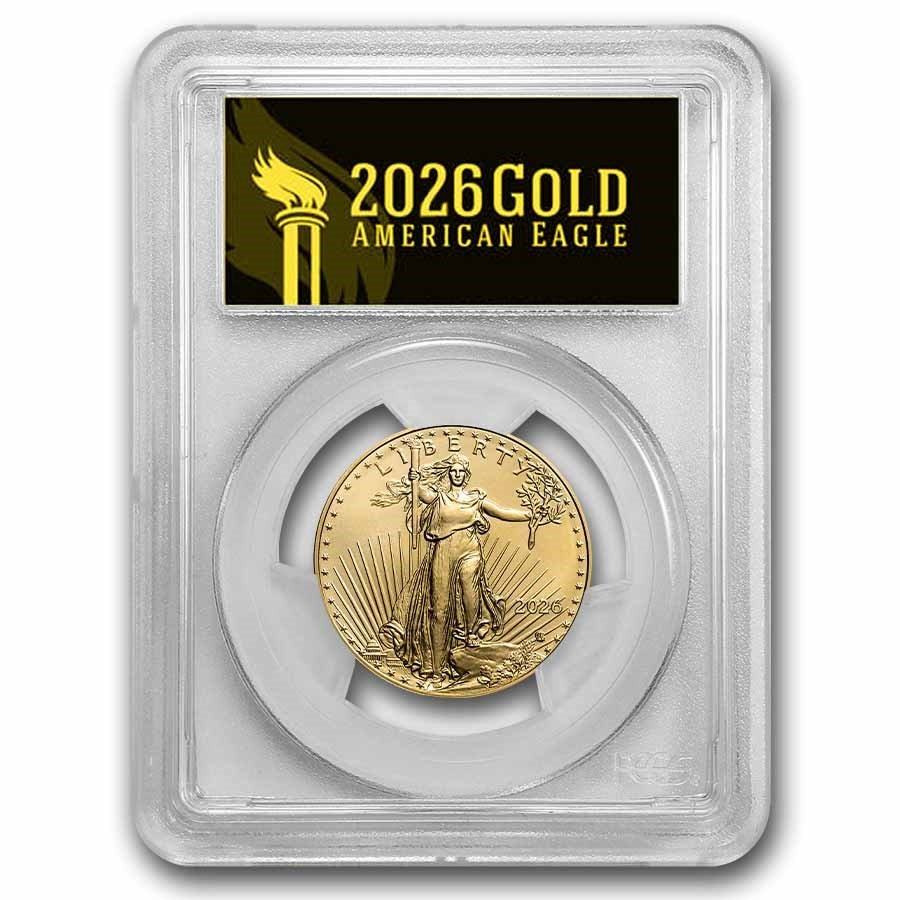 2026 1/2 oz American Gold Eagle MS-70 PCGS (FS®, Black Label)