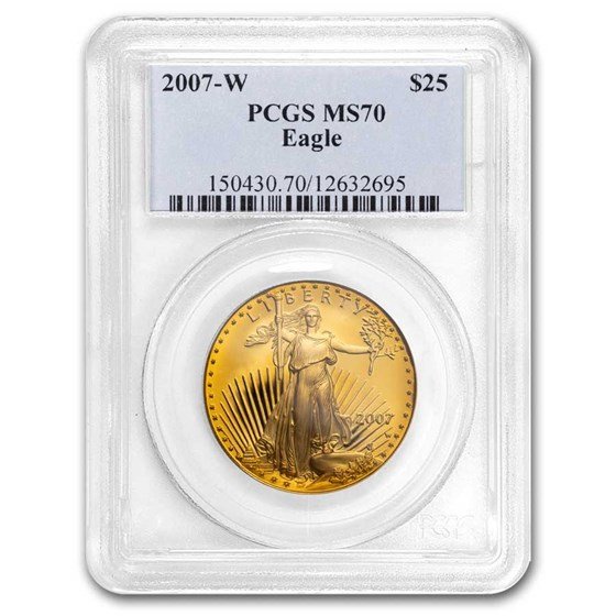2007-W 1/2 oz Proof American Gold Eagle PF-70 UCAM NGC