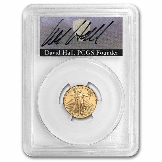 2023 1/10 oz American Gold Eagle MS-70 PCGS (FDI, Hall)