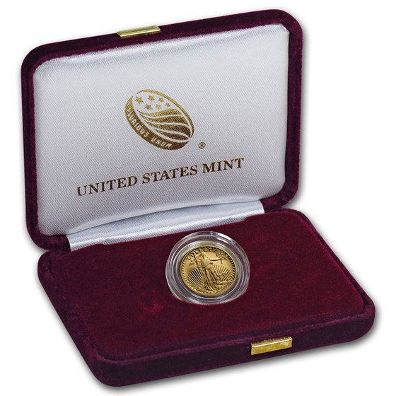 2020-W 1/10 oz Proof American Gold Eagle (w/Box & COA)