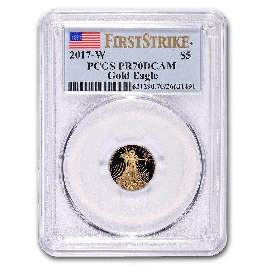 2017-W 1/10 oz Proof American Gold Eagle PR-70 PCGS (FS)
