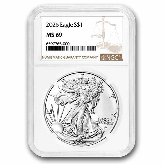 2026 American Silver Eagle MS-69 NGC