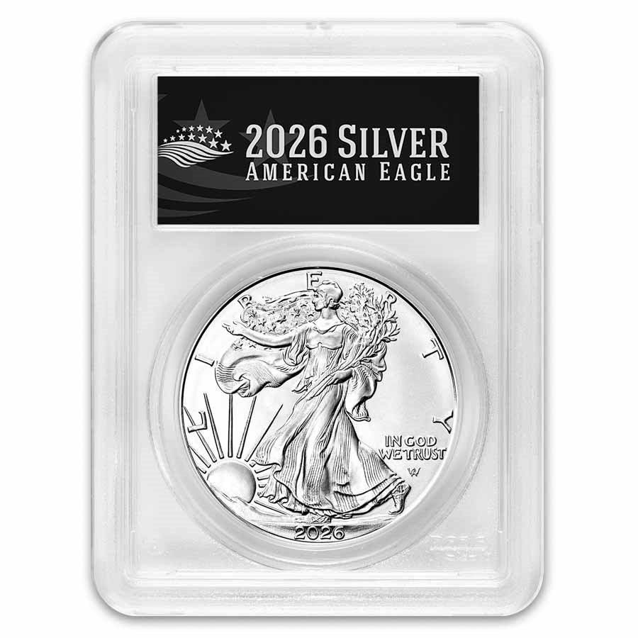 2026 American Silver Eagle MS-70 PCGS (FirstStrike®, Black Label)