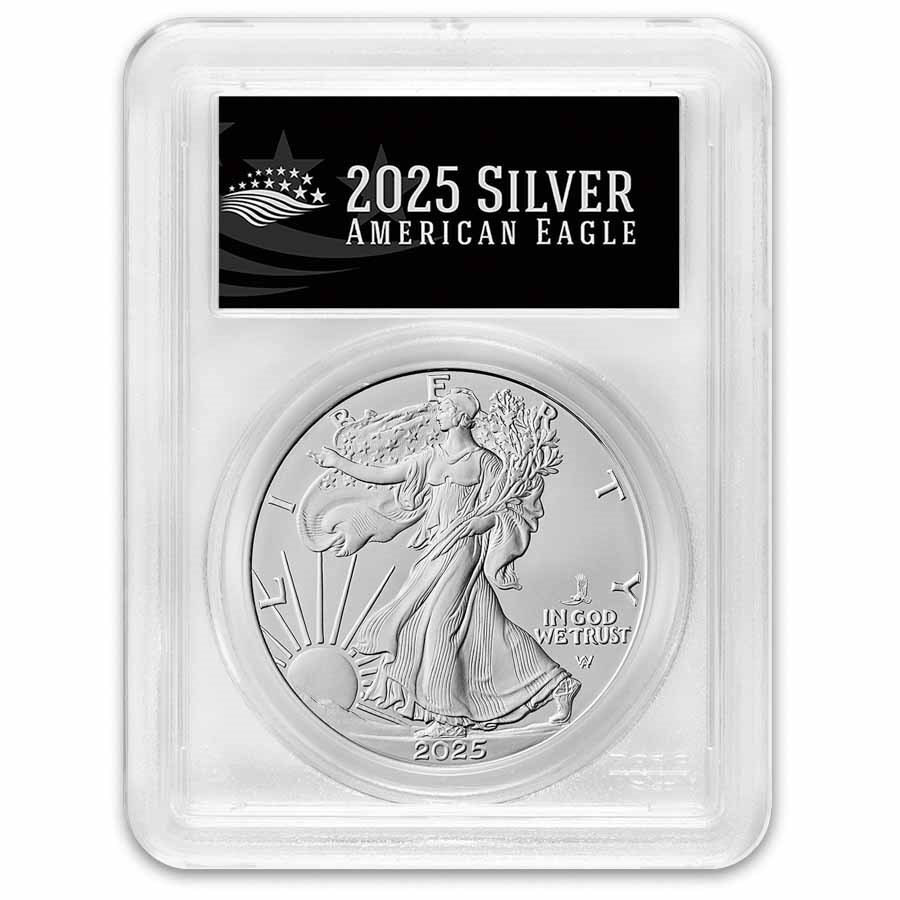 2025-(P) Silver Eagle, Eagle Privy MS-70 PCGS (FDI, Black)