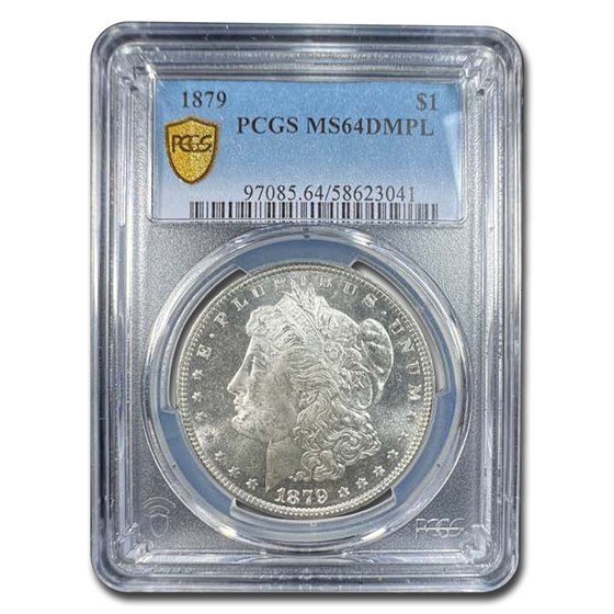 1879 Morgan Dollar MS-64 PCGS (DMPL)