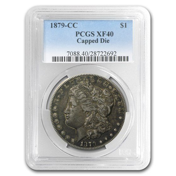 1879-CC Morgan Dollar XF-40 PCGS (Capped CC)