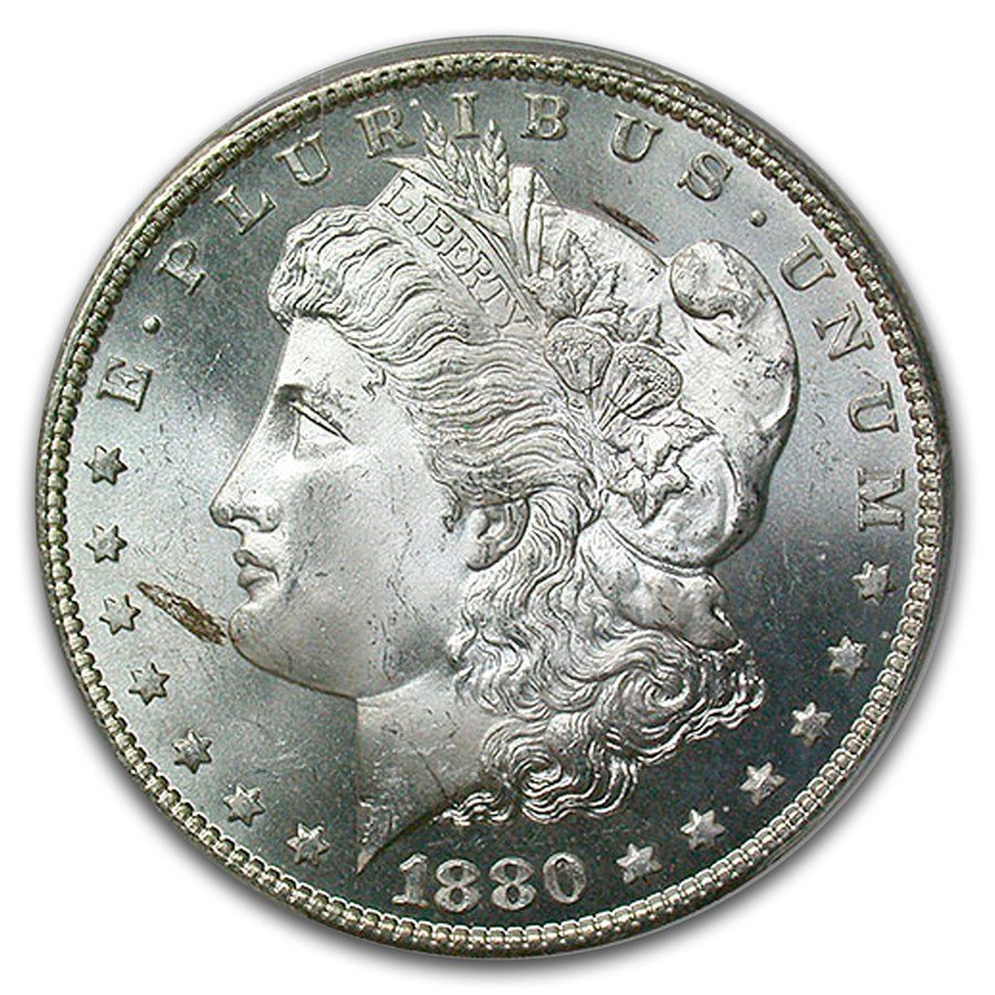 1880/9-S Morgan Dollar MS-65 PCGS