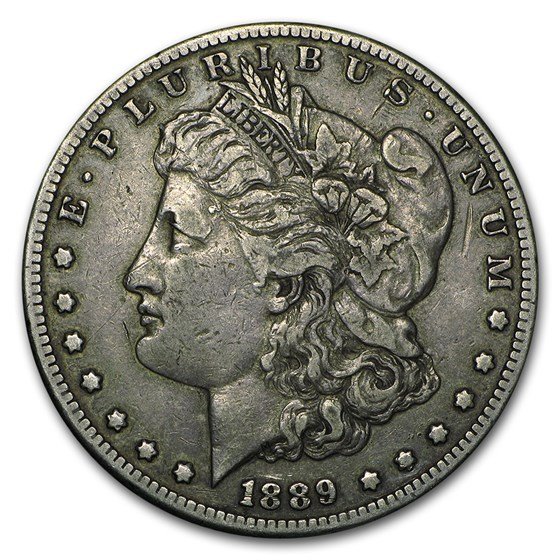1889-CC Morgan Dollar XF