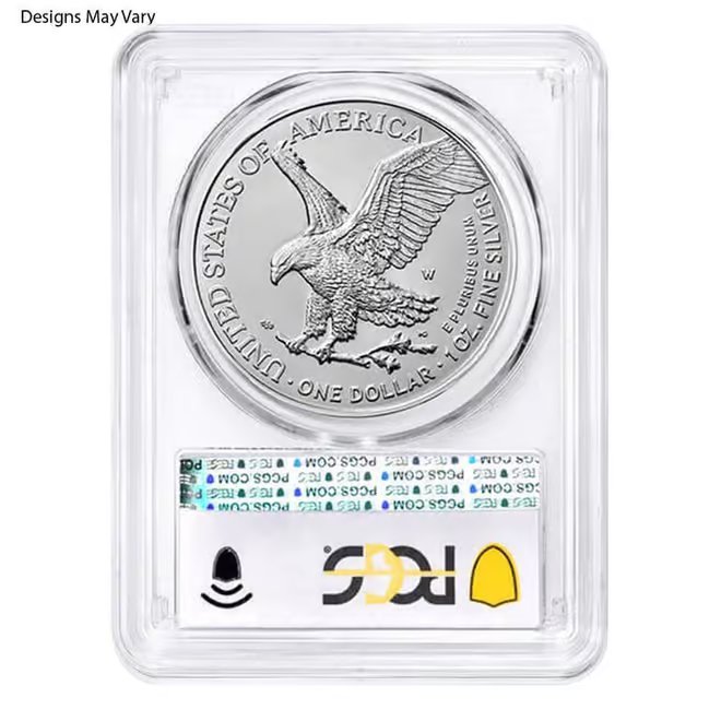 1 oz Burnished Silver American Eagle NGC/PCGS MS/SP 69 (Random Year)