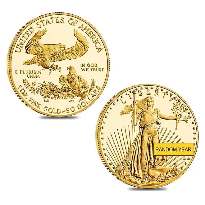 1.85 oz Proof Gold American Eagle 4-Coin Set (Random Year, w/Box & COA)