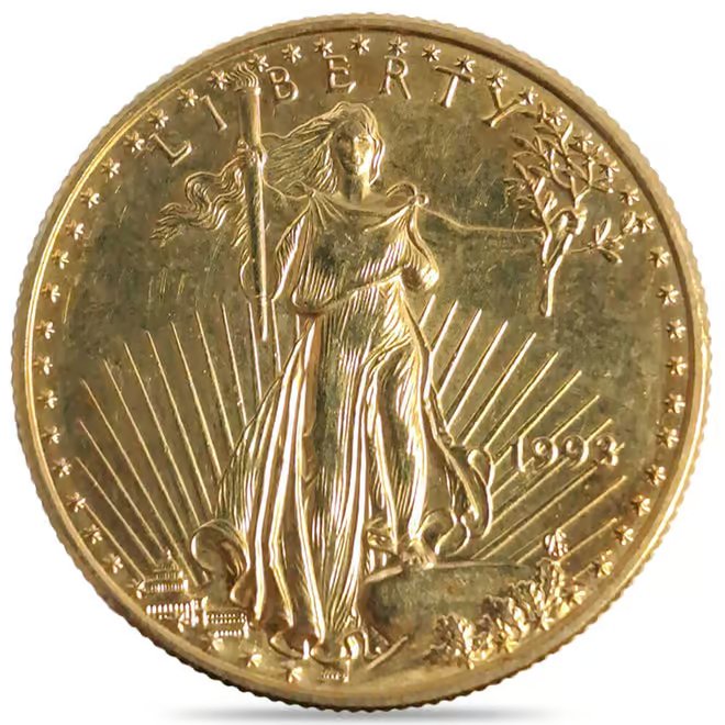 1993 1/2 oz Gold American Eagle (Abrasions)