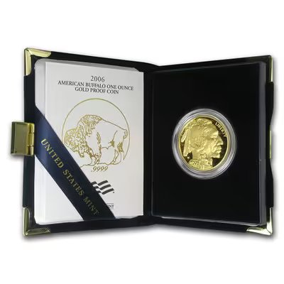 Proof Buffalo Gold Coin One Ounce 2006-W