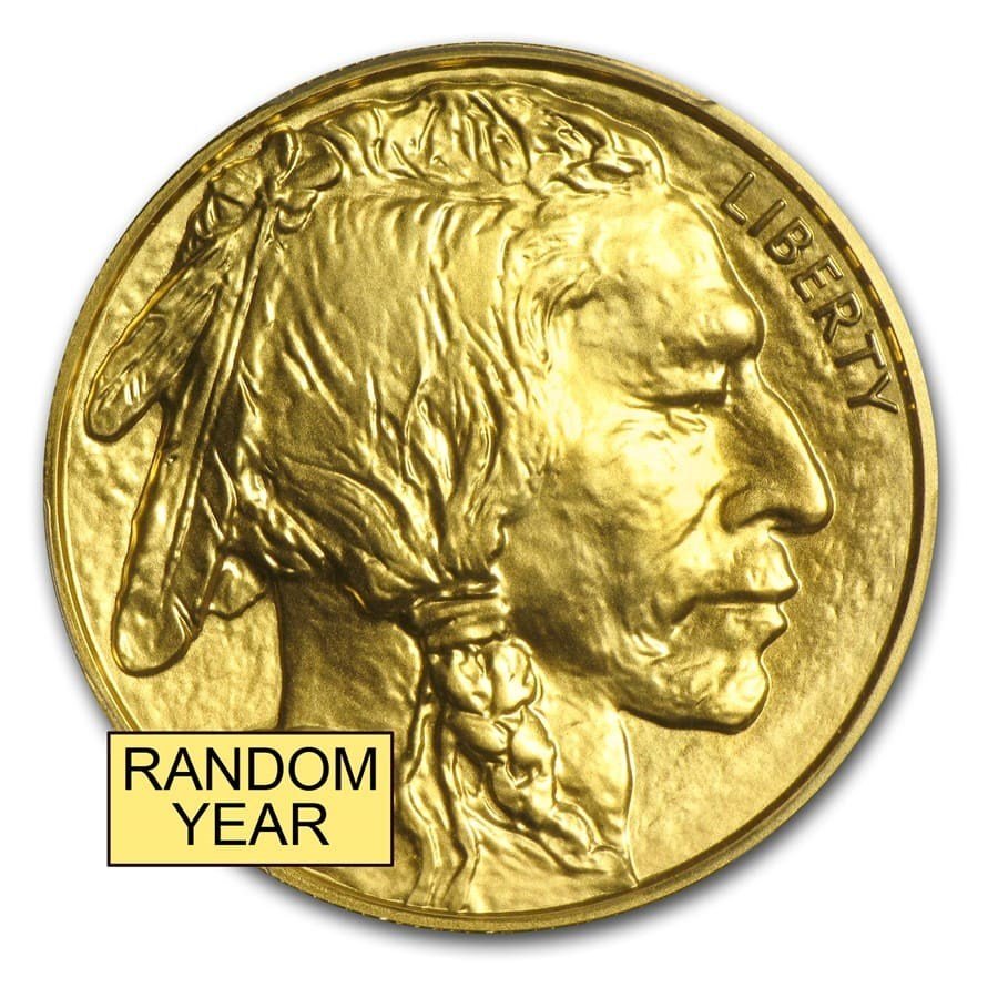 1 oz Gold Buffalo MS-70 PCGS (Random Year)