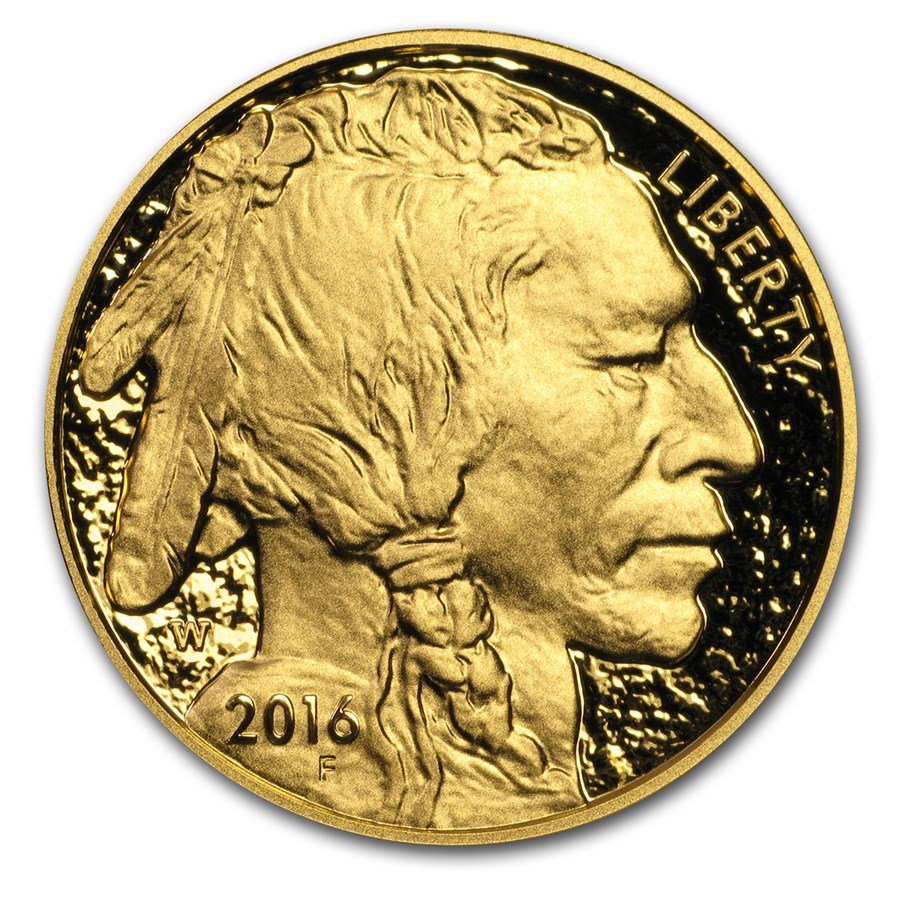 2016-W 1 oz Proof Gold Buffalo (w/Box & COA)