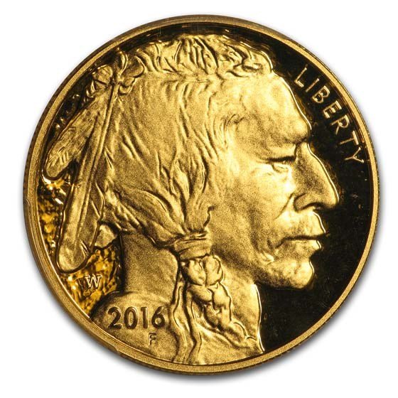 2016-W 1 oz Proof Gold Buffalo