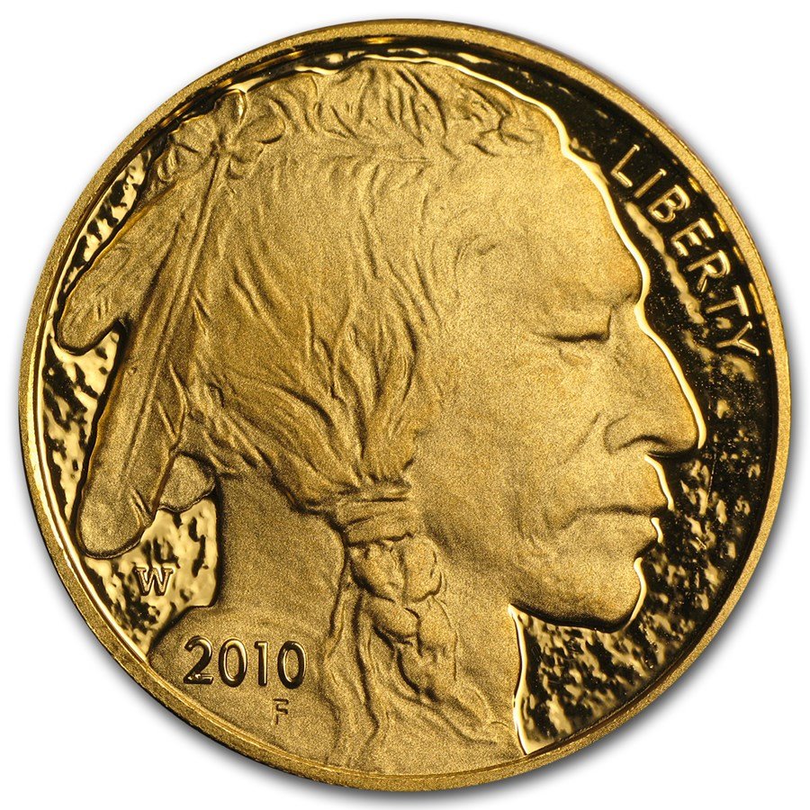2010-W 1 oz Proof Gold Buffalo (w/Box & COA)