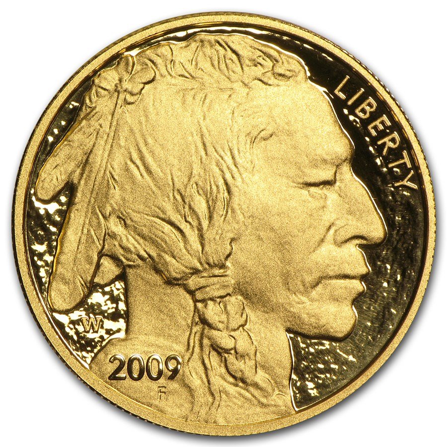 2009-W 1 oz Proof Gold Buffalo (w/Box & COA)