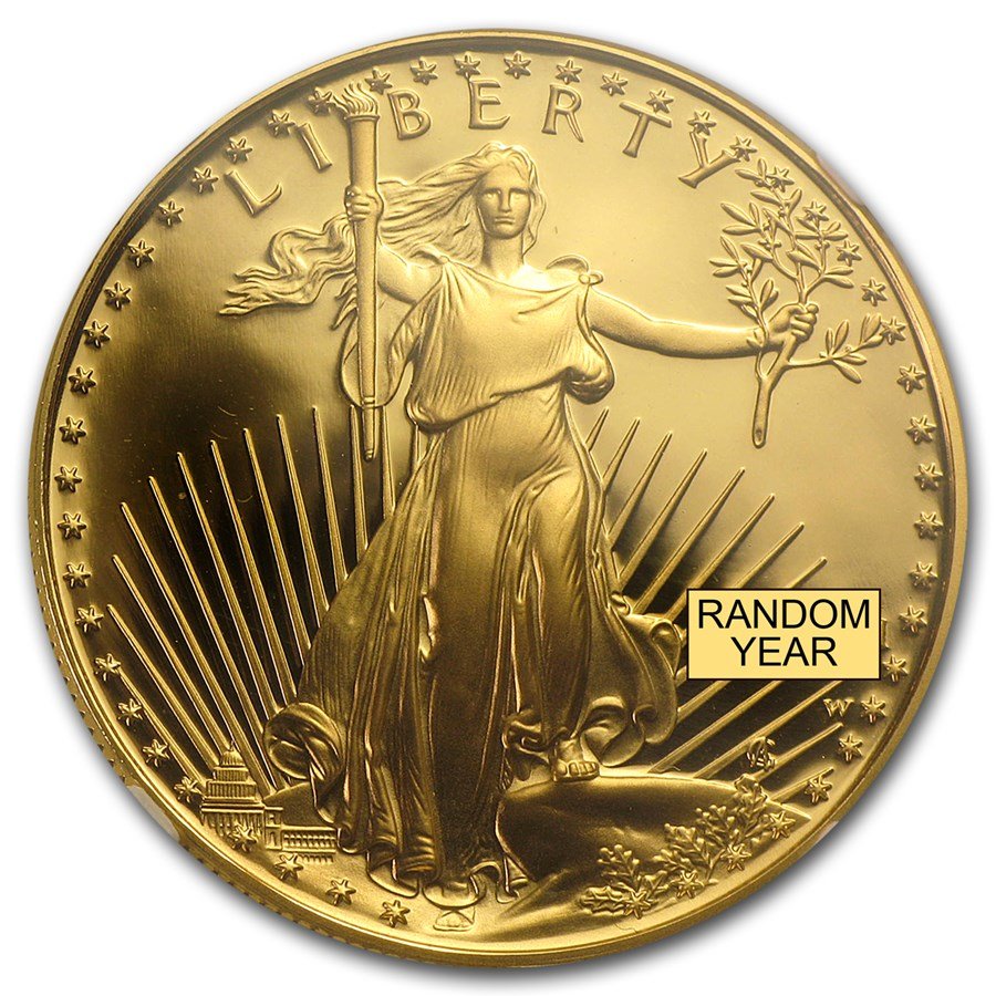 1 oz Proof American Gold Eagle PF-69 NGC (Random Year)