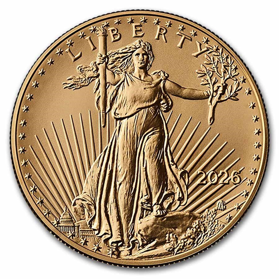 2026 1 oz American Gold Eagle MS-69 NGC (ER, 40th Anniversary)