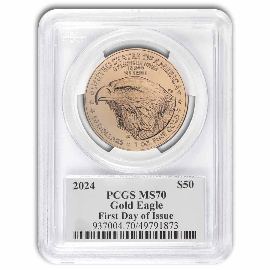 2024 1 oz American Gold Eagle MS-70 PCGS (FDI, Hall)
