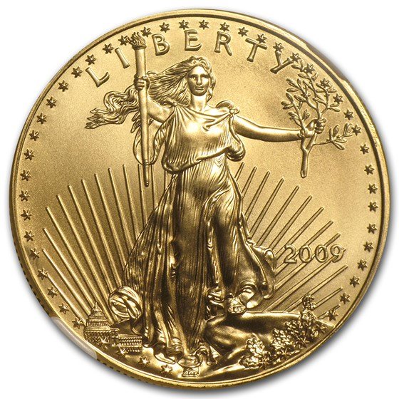 2009 1 oz American Gold Eagle MS-70 NGC (Early Releases)