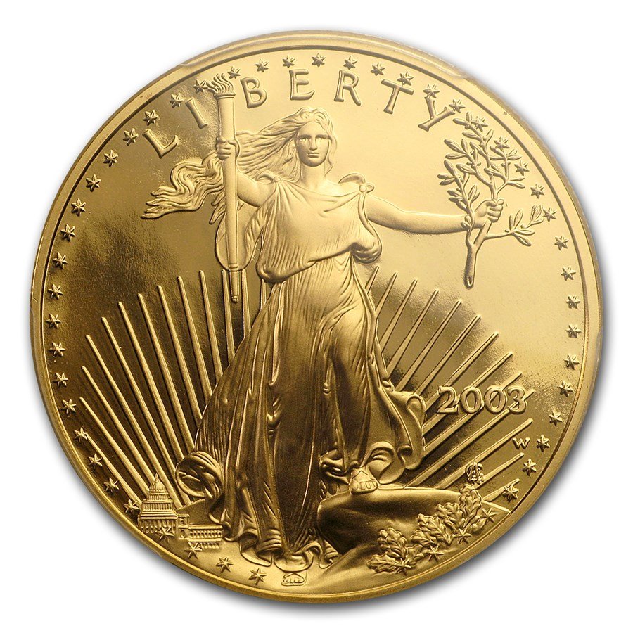 2003-W 1 oz Proof American Gold Eagle PR-69 PCGS