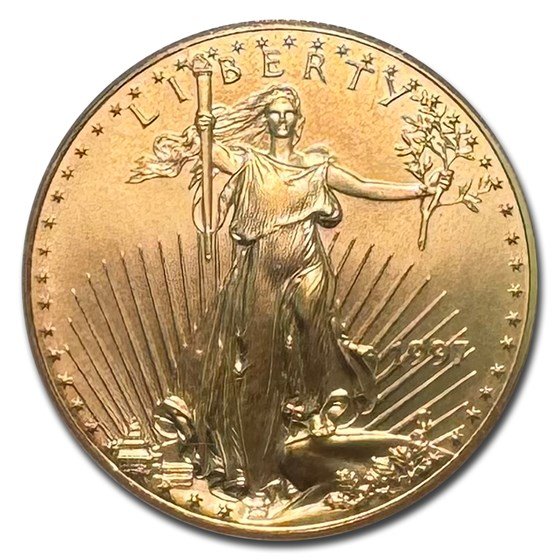 1997 1 oz American Gold Eagle MS-69 PCGS (World Trade Center)