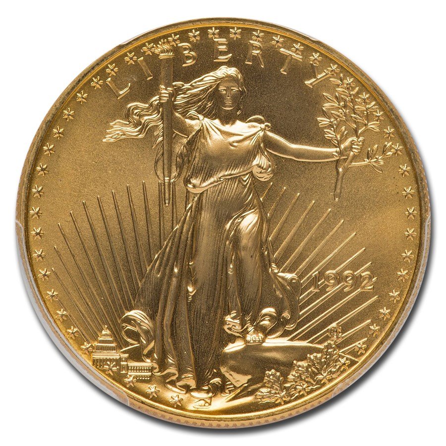 1992 1 oz American Gold Eagle MS-70 PCGS (Gold Label)