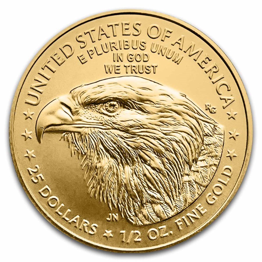 2026 1/2 oz American Gold Eagle Coin BU